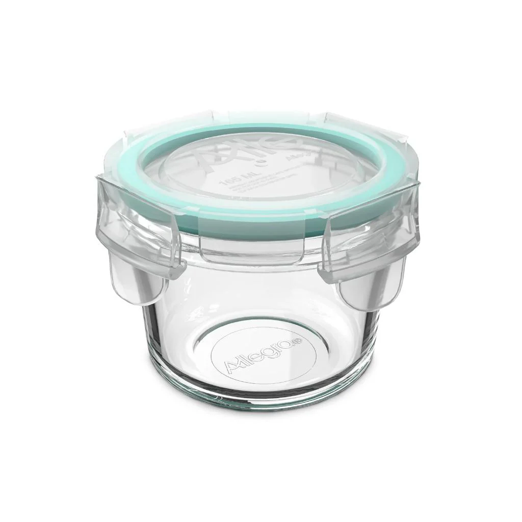 Contenedor de Vidrio Redondo 165 ml