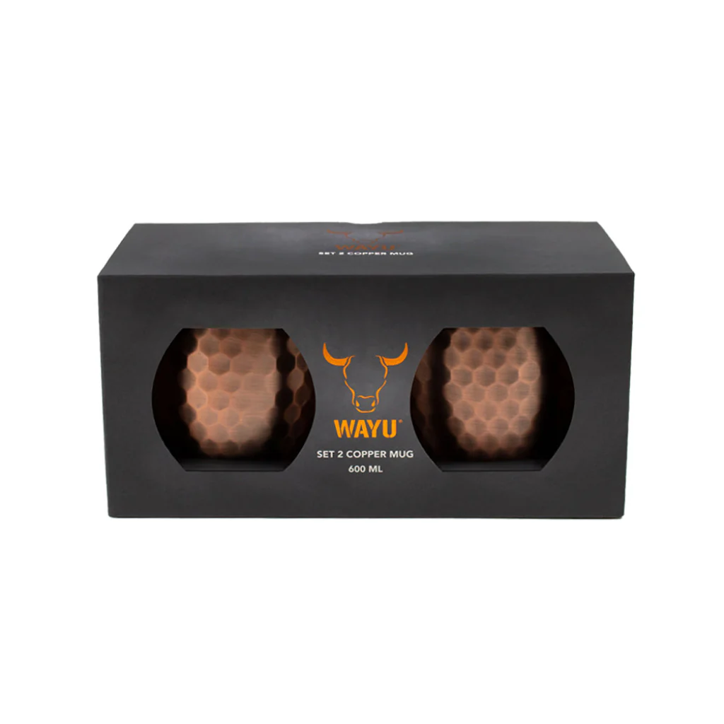 Copper Set 2 Mug 600ML Wayu