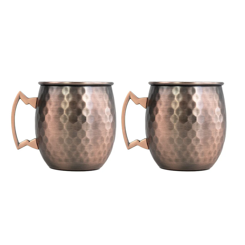Copper Set 2 Mug 600ML Wayu - Image 2