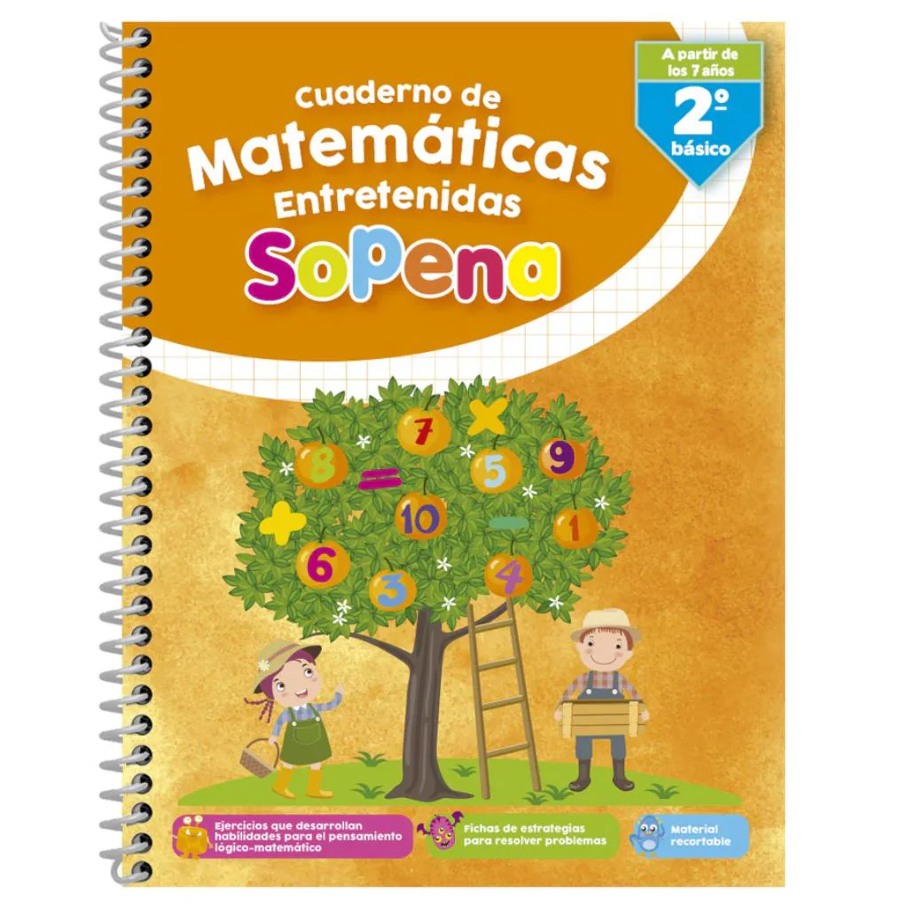 Cuaderno Matemática Entretenida 2 Básico – Libertad S.A.