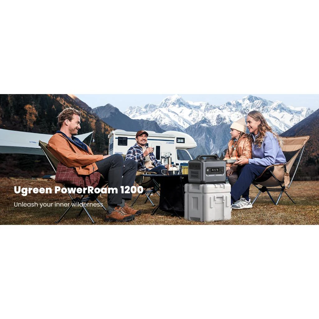 Energía Portátil UGREEN GS1200 1024Wh Con Carga Solar Hasta 400W - Image 18