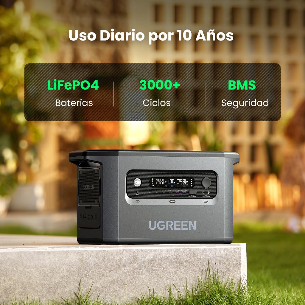 Energía Portátil UGREEN GS2200 2048Wh Con Carga Solar Hasta 1200W - Image 5