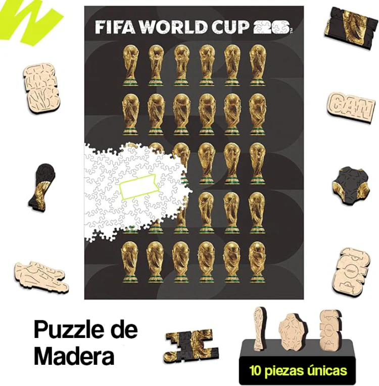 Puzzle 300 piezas FIFA 2026 360° Trofeo L30 Core - Image 6