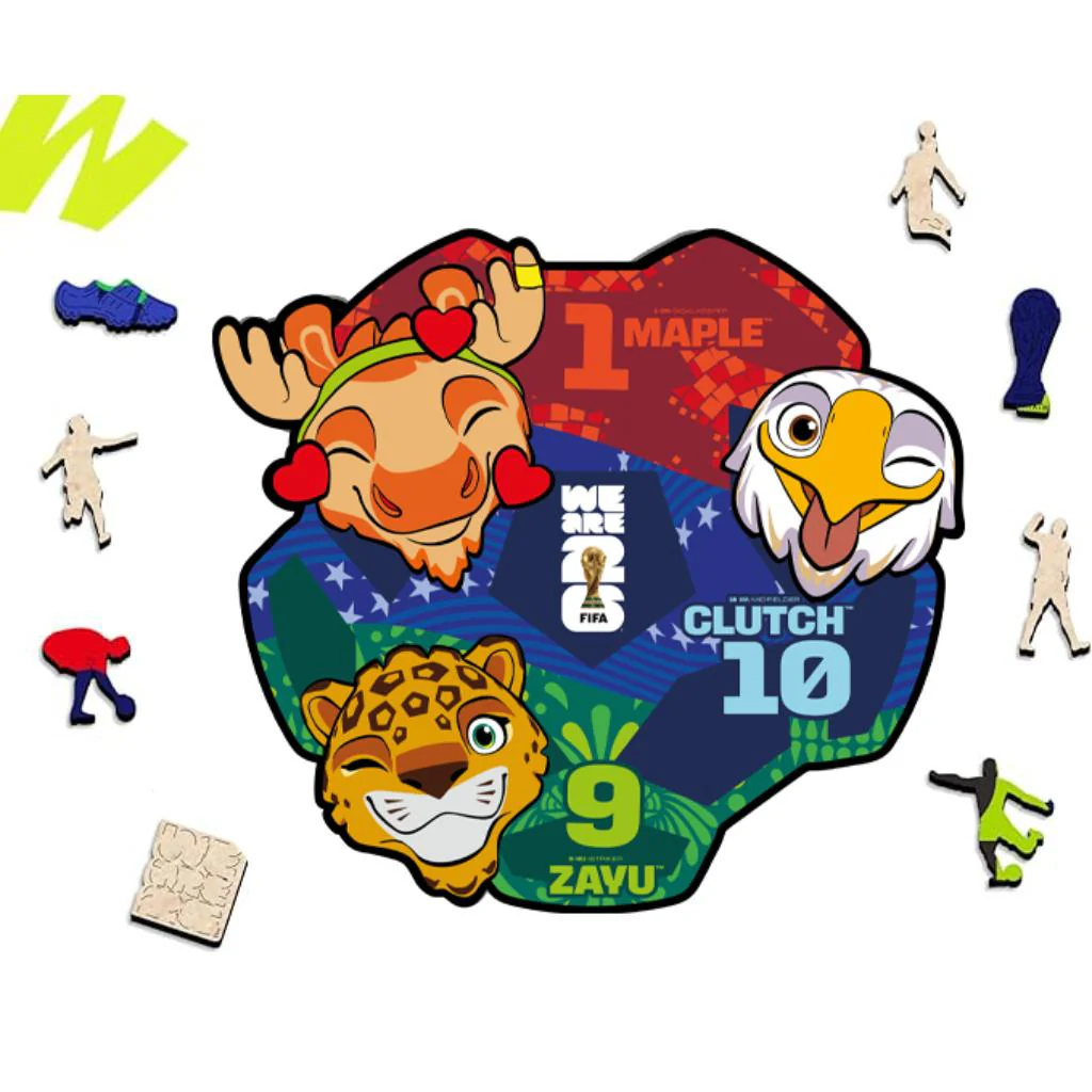 Puzzle 100 Piezas FIFA 2026 Maple, Clutch And Zayu Starter Lite - Image 5