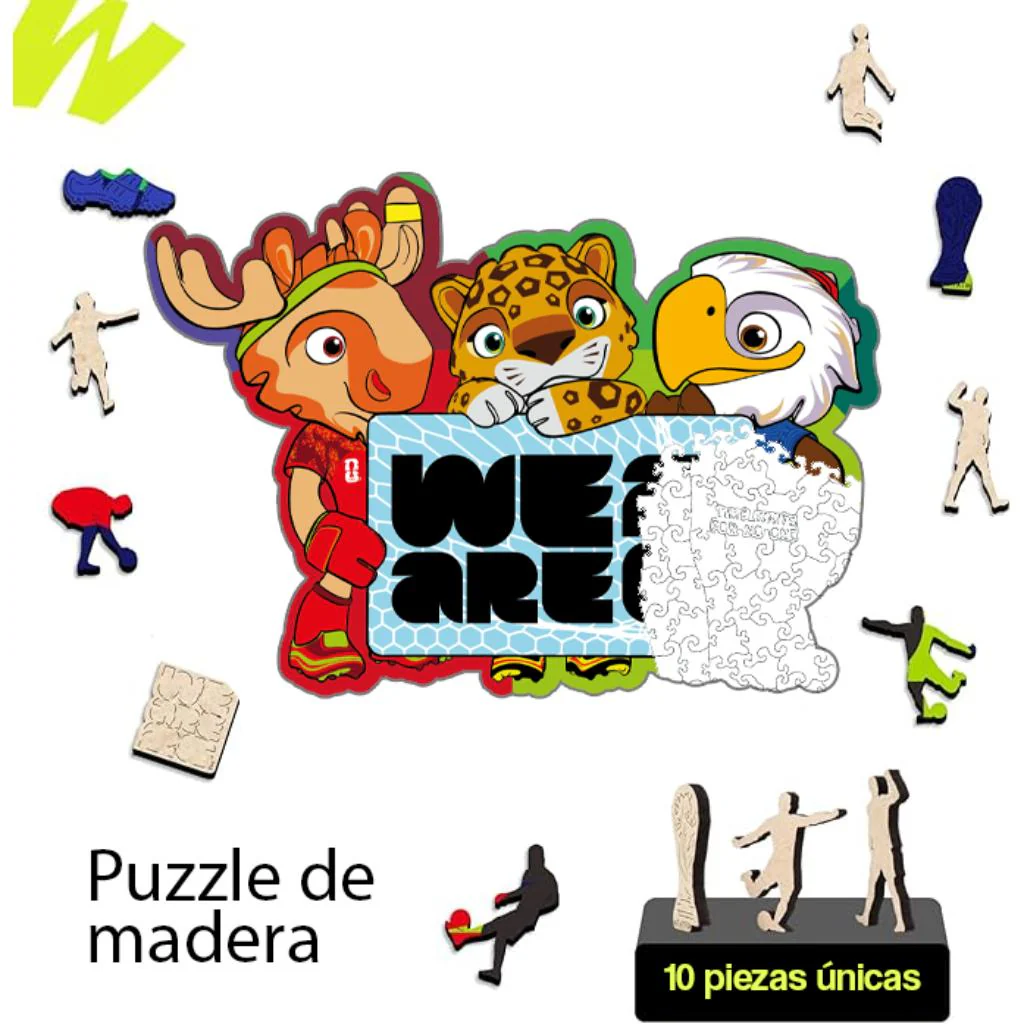 Puzzle 100 Piezas FIFA 2026 Mascotas Starter Lite - Image 6