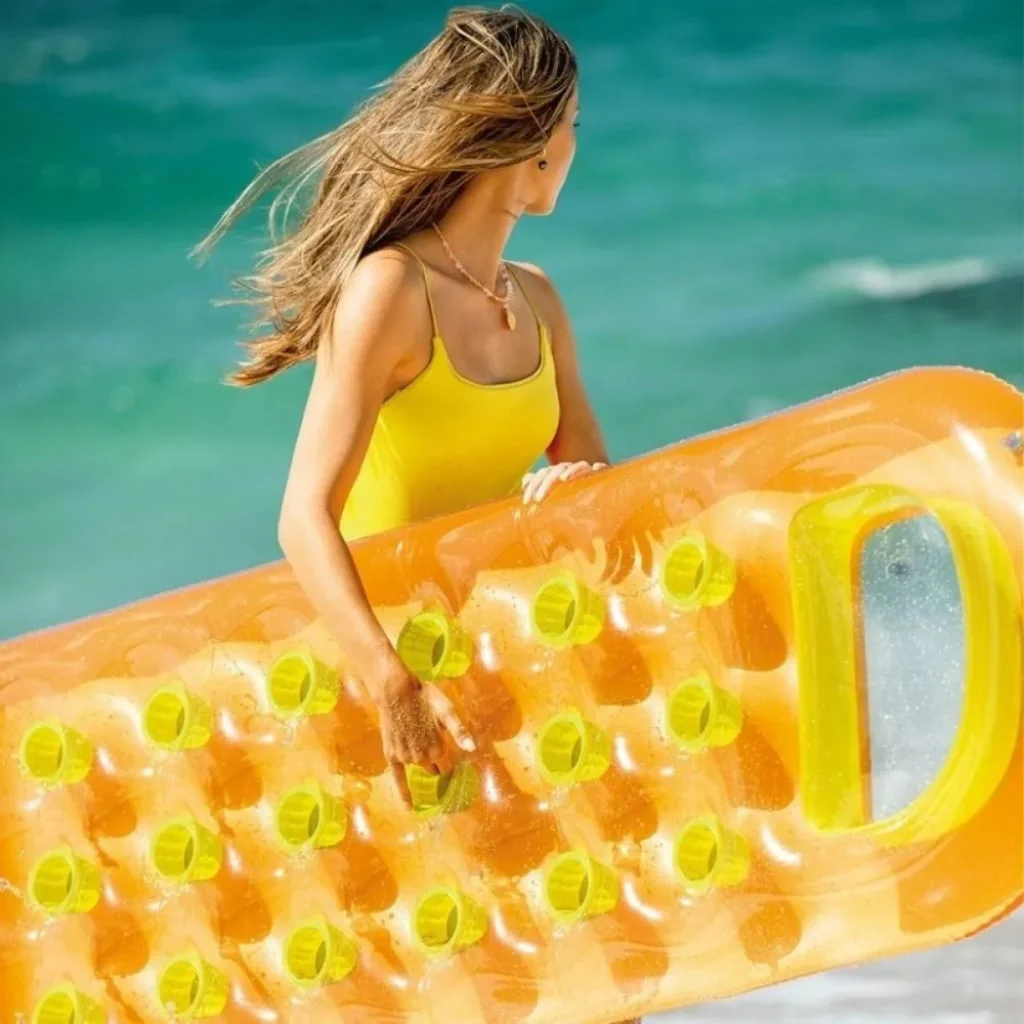 Flotador Colchoneta Inflable Intex 18-Pocket 2 Colores Surtidos - Image 5