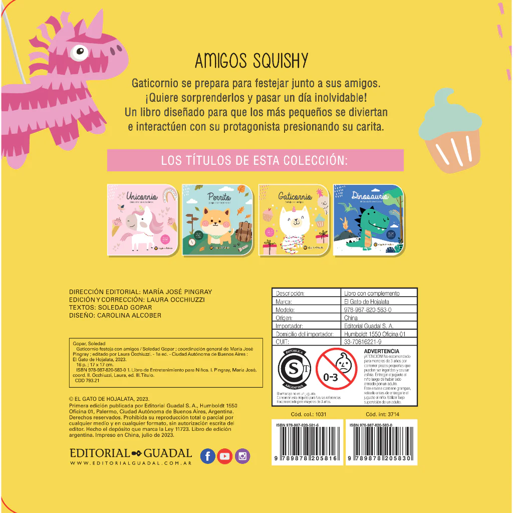 Gaticornio Festeja Con Amigos - Amigos Squishy - Image 2