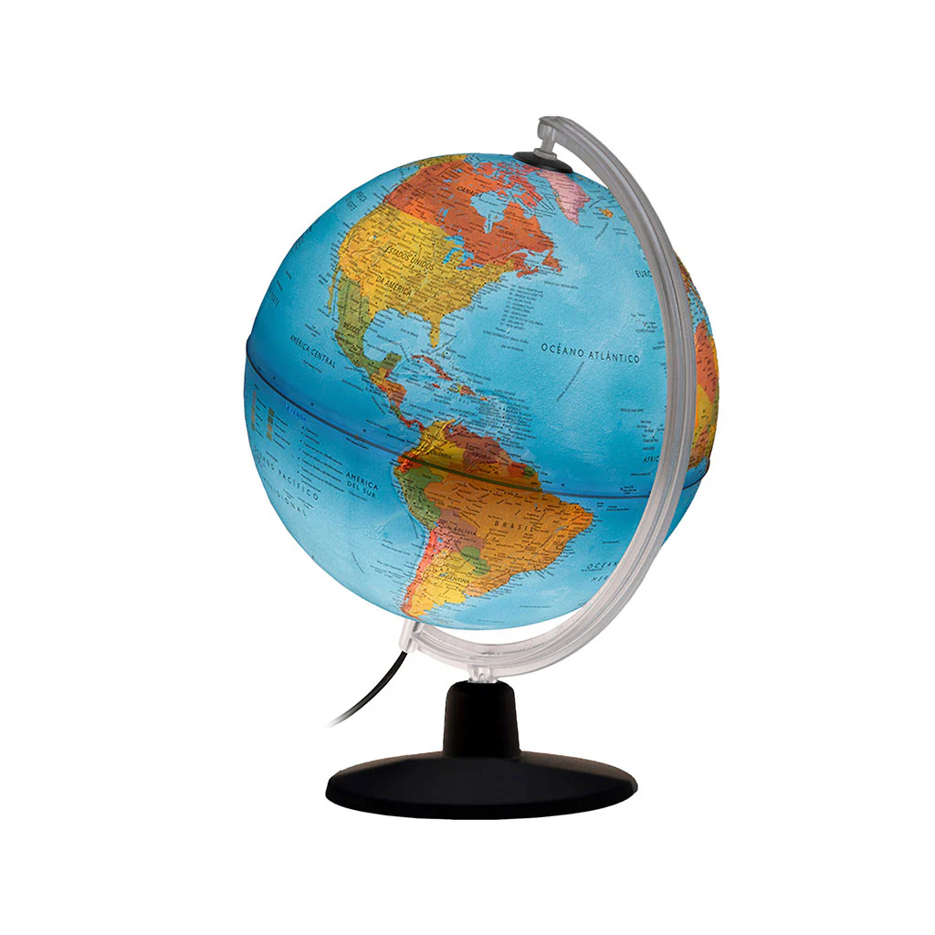 Globo Terráqueo Tecnodidattica - 25 Cm Político Y Físico C/Luz Gaia (Realidad Aumentada) - Image 2