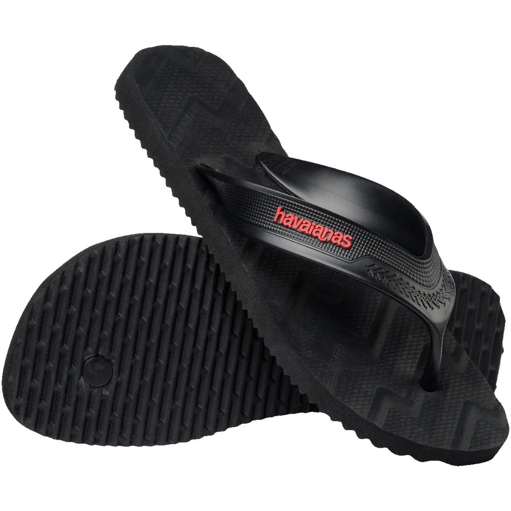 Havaiana Sandalia Track Waves FC Preto Hombre Negro - Image 4