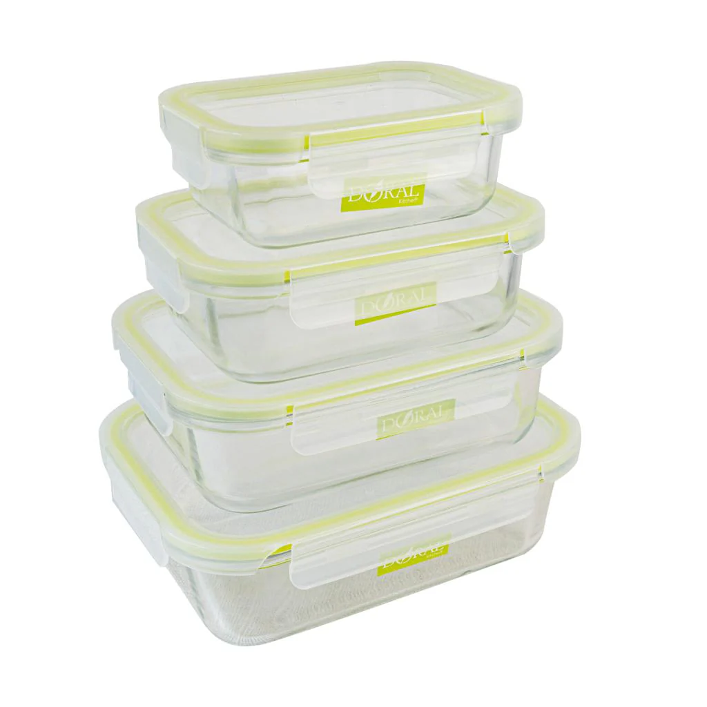 Hermético De Vidrio Borosilicato Fresh Rectangular 640 Ml Doral - Image 2