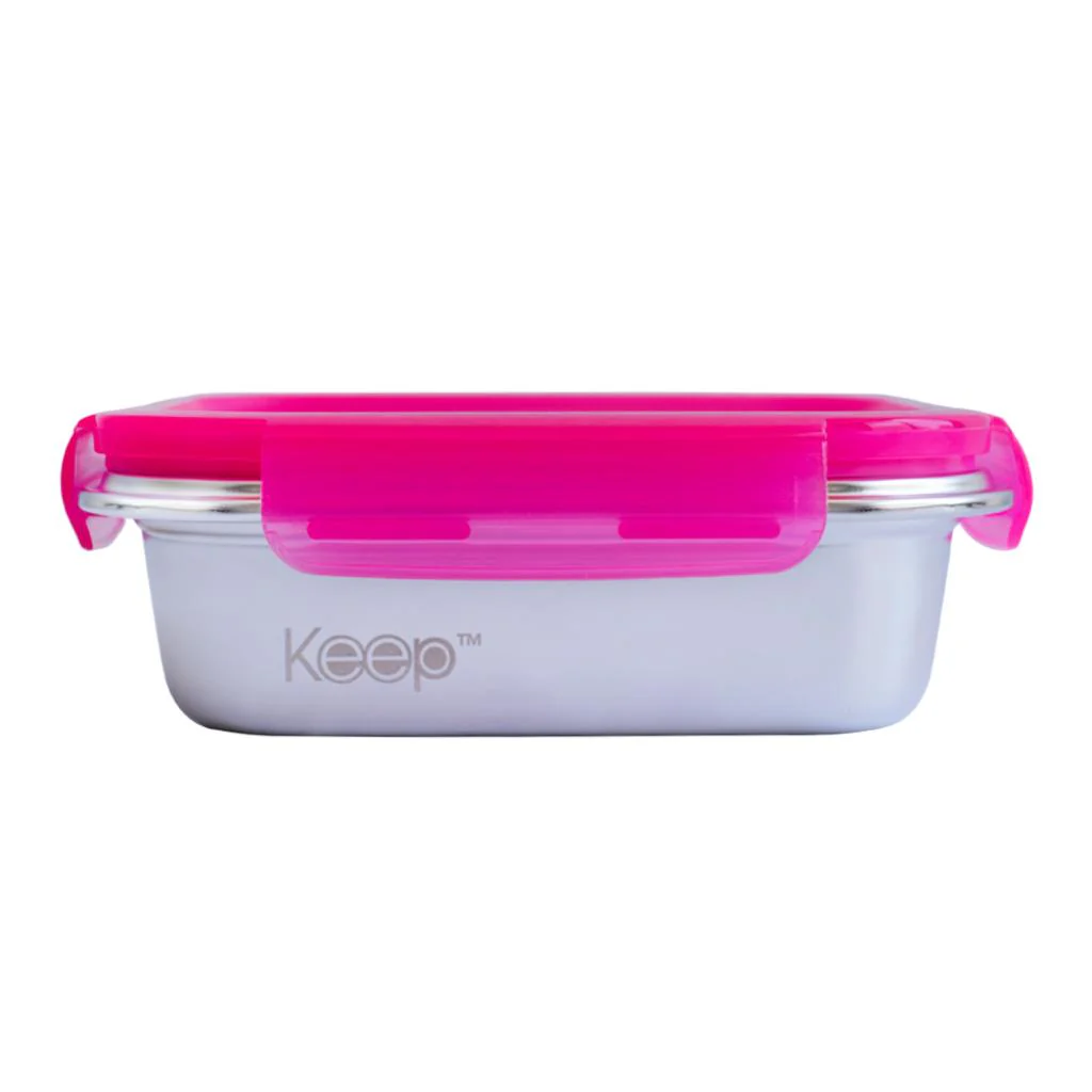 Herméticos Metálicos 650 ml Keep Rosado - Image 6