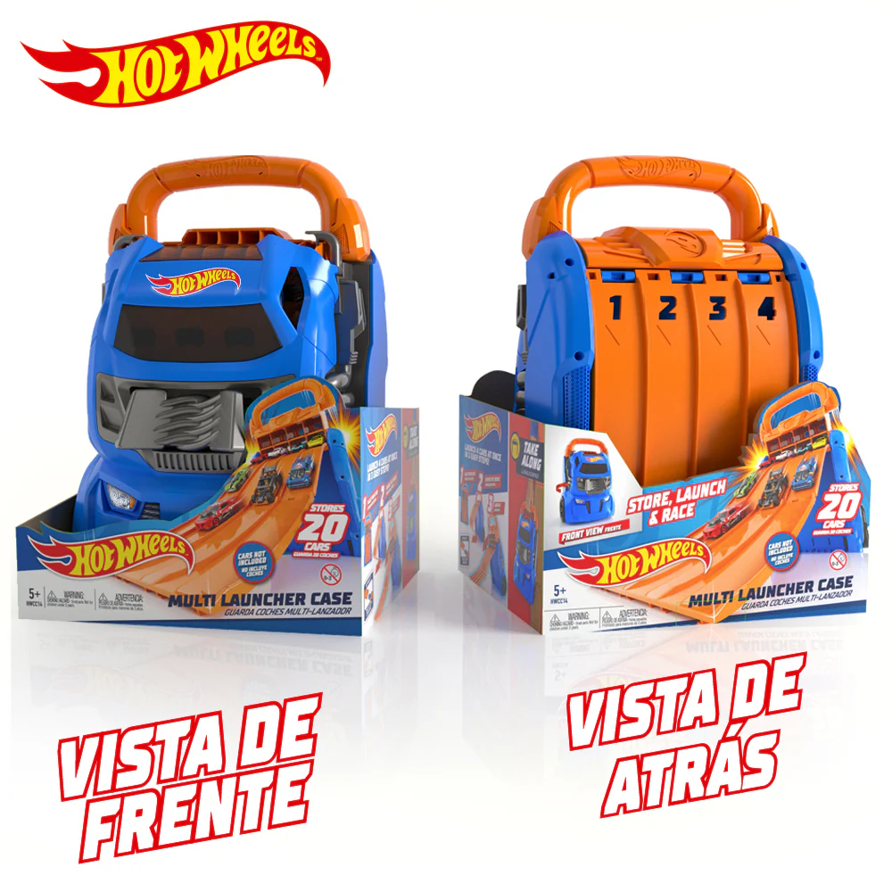 Hot Wheels Porta Auto Con Lanzador 3X1 - Image 3