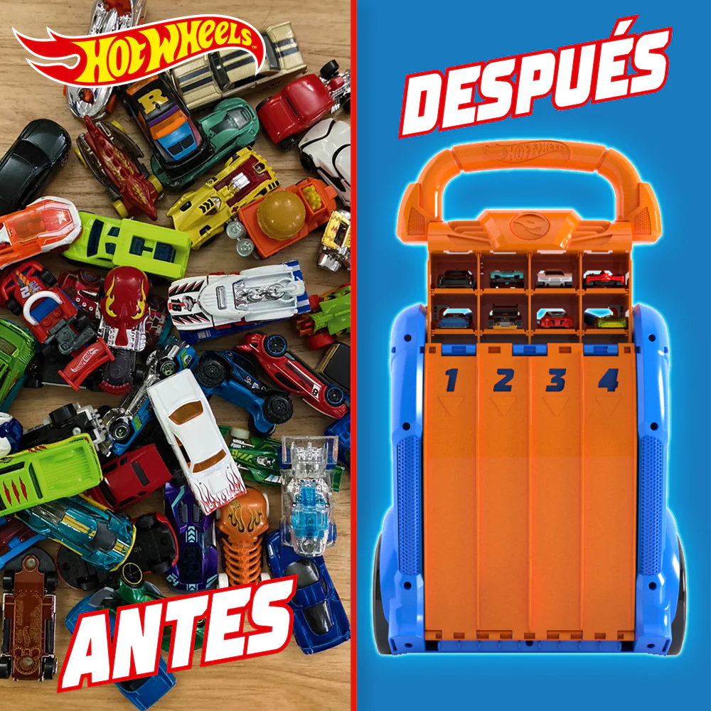 Hot Wheels Porta Auto Con Lanzador 3X1 - Image 8