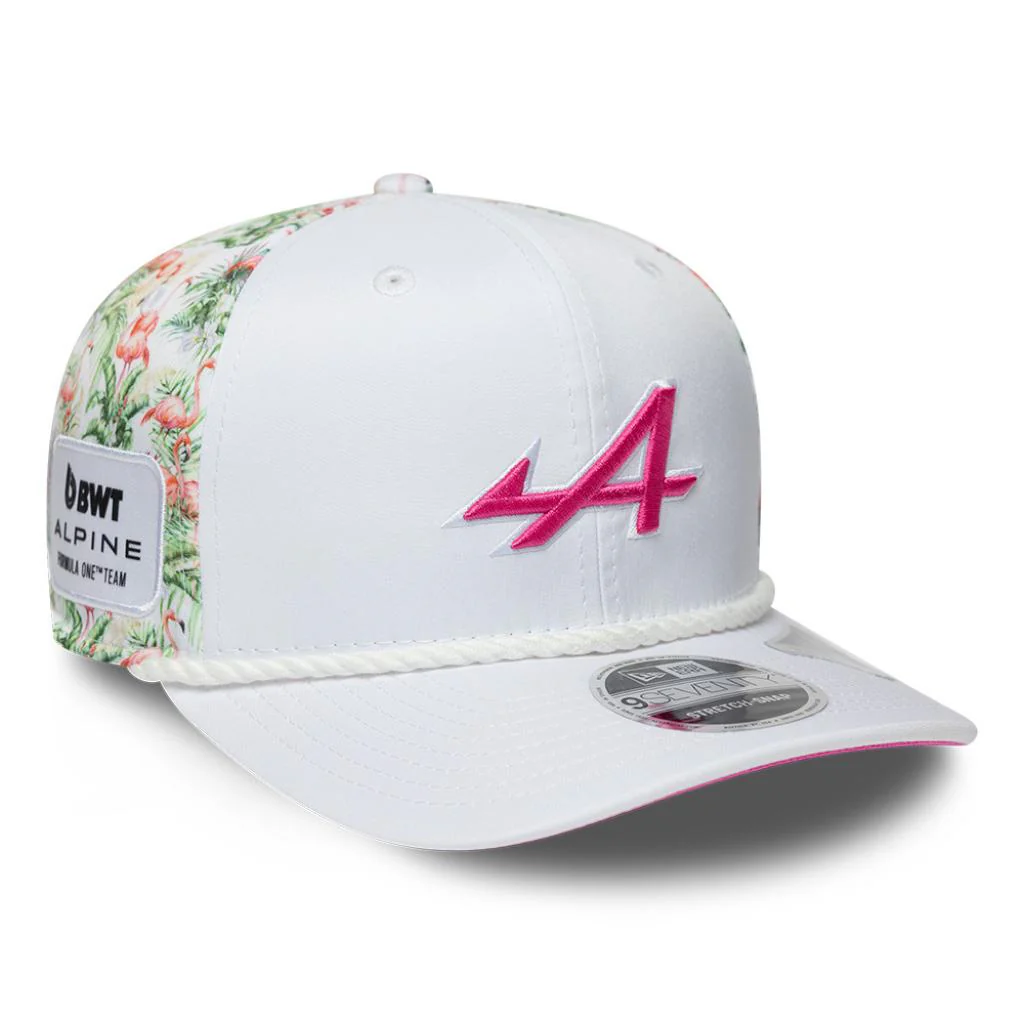 Jockey Fórmula 1 Alpine Team Miami 9Seventy Blanco Rosa New Era