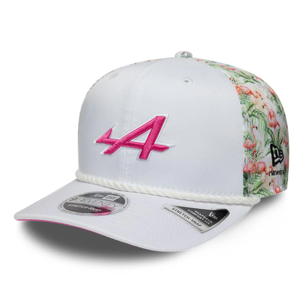 Jockey Fórmula 1 Alpine Team Miami 9Seventy Blanco Rosa New Era - Image 4