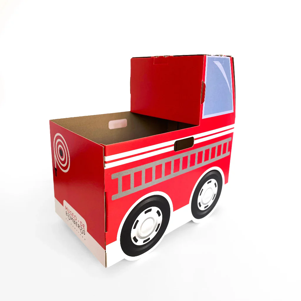 Juego De Carton - Carro De Bomberos - Image 2
