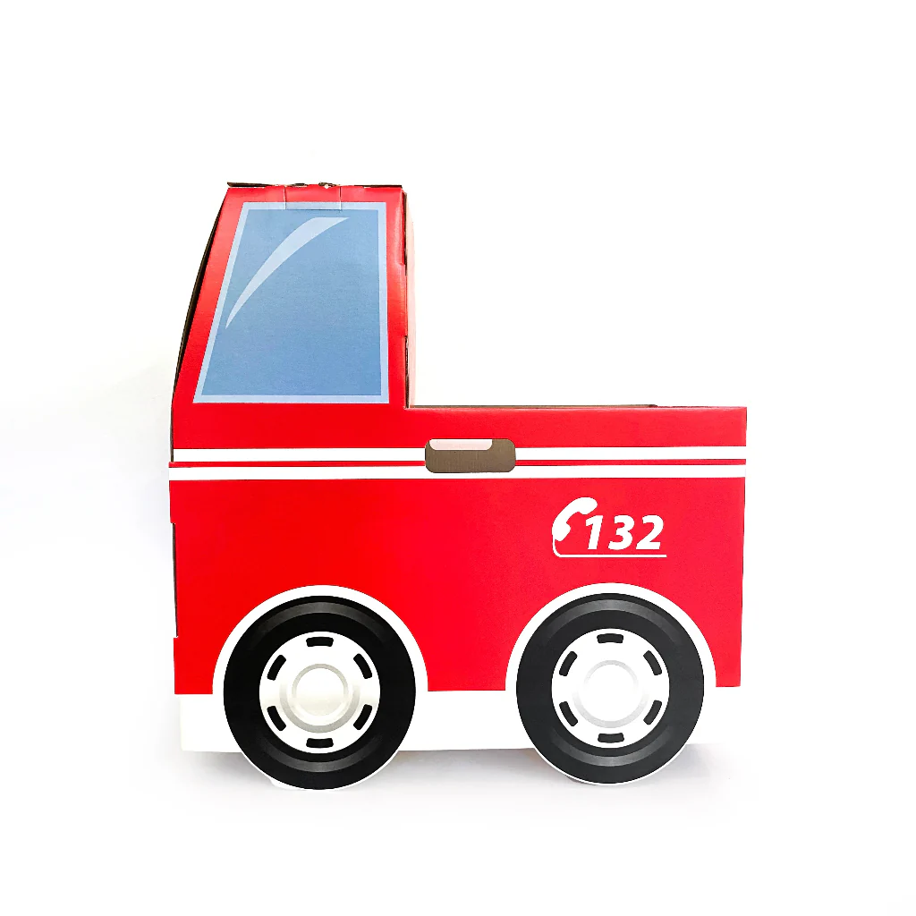 Juego De Carton - Carro De Bomberos - Image 3