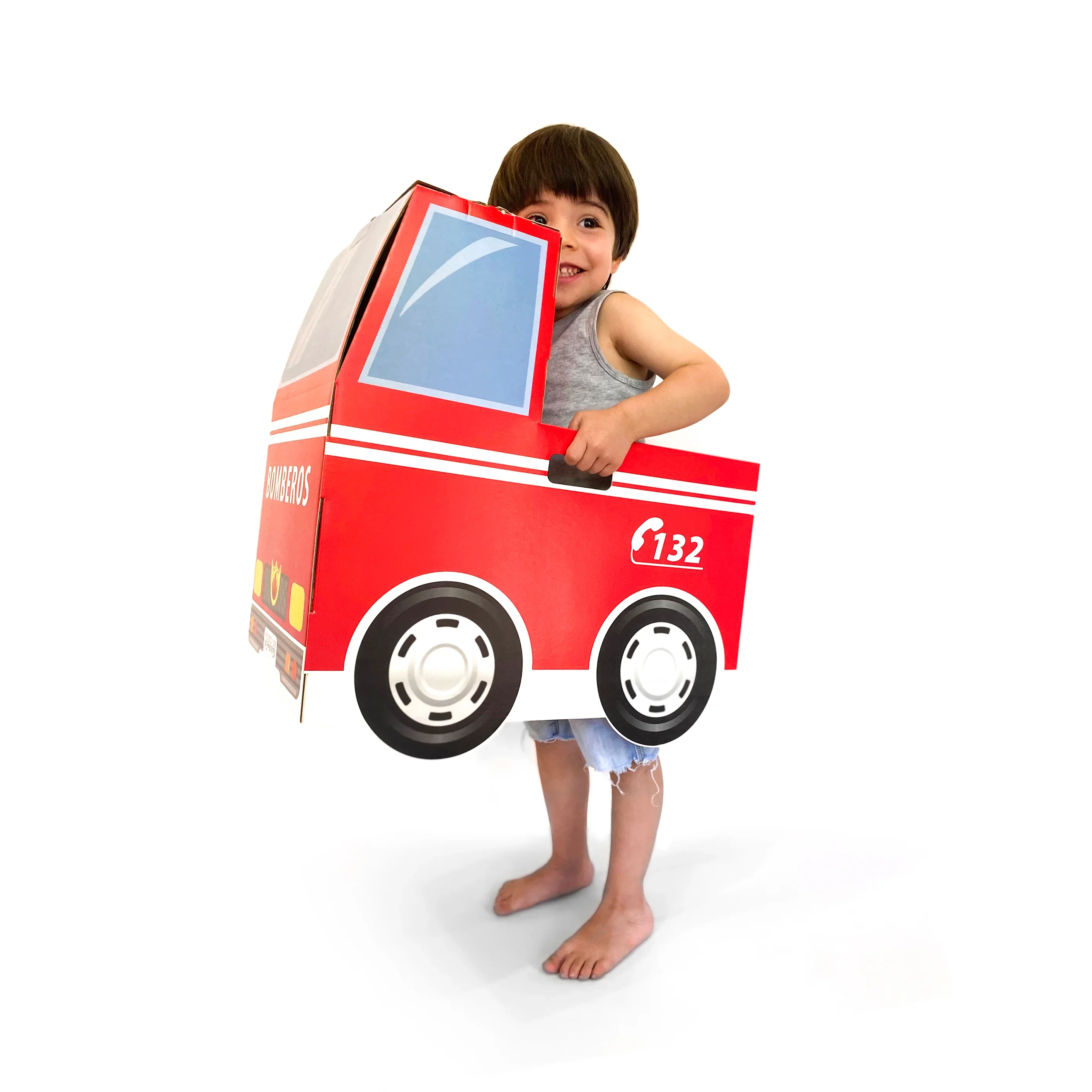 Juego De Carton - Carro De Bomberos - Image 5