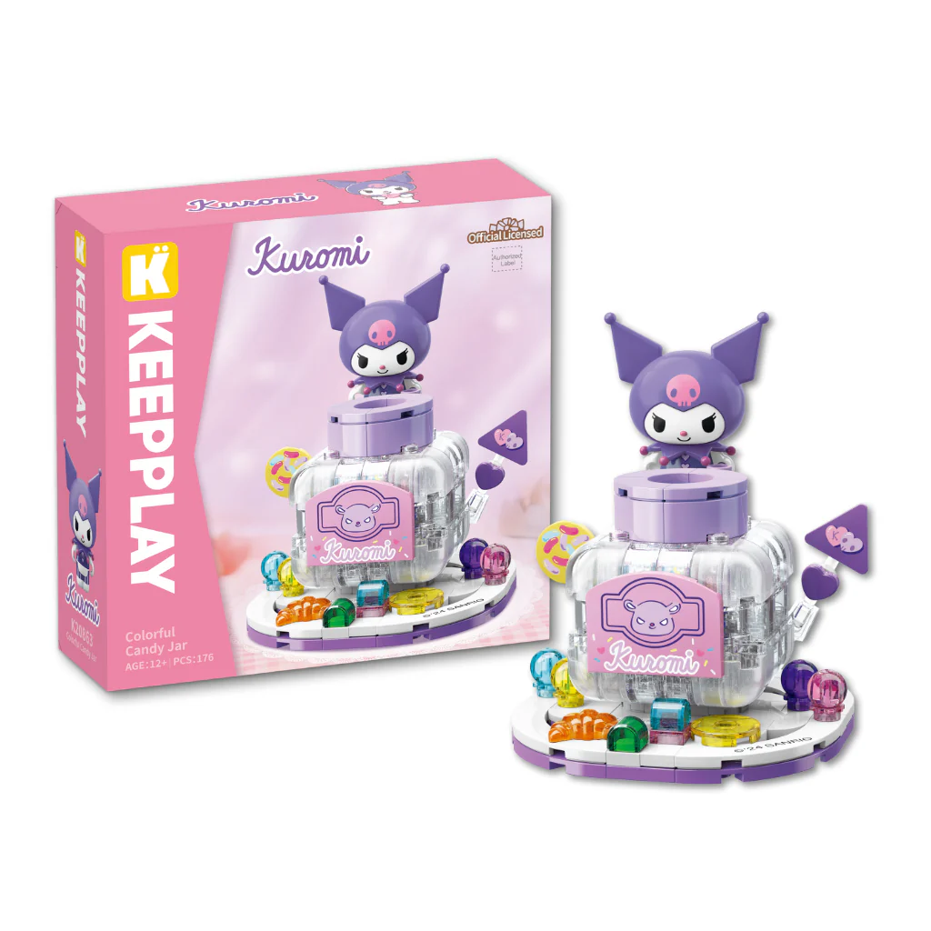 Kuromi Candy Jar Bloques Armables 176 Piezas