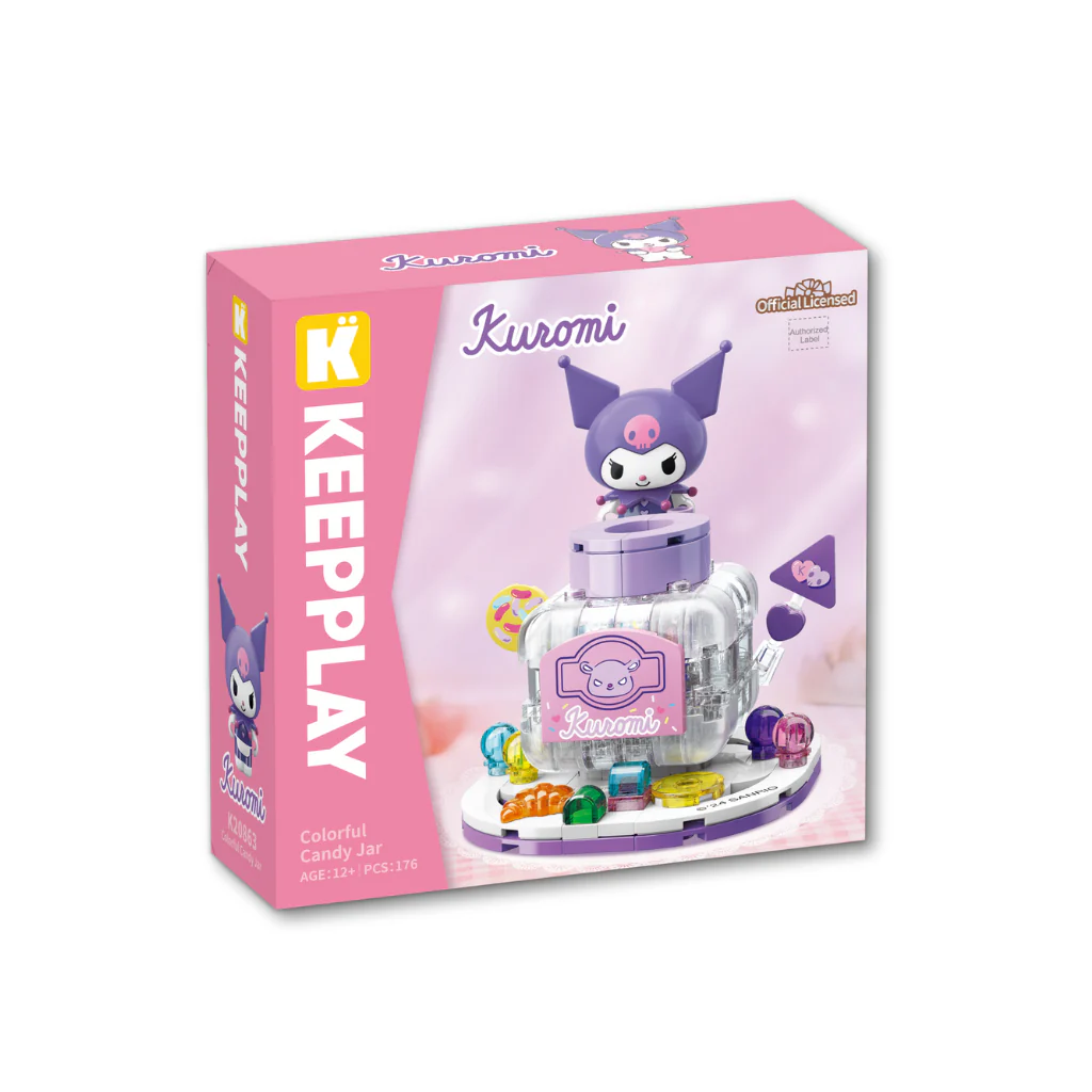 Kuromi Candy Jar Bloques Armables 176 Piezas - Image 4