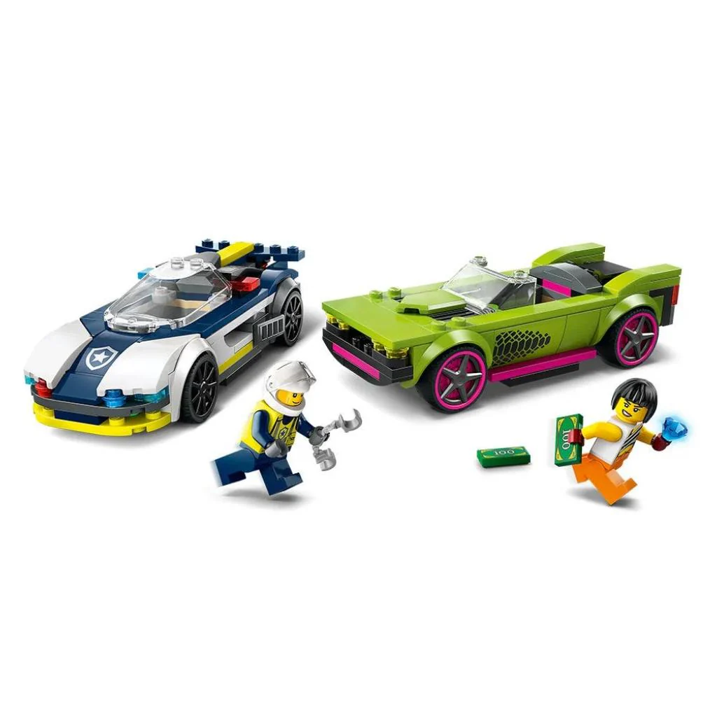 Lego City Auto De Policía Y Auto Deportivo - Image 2