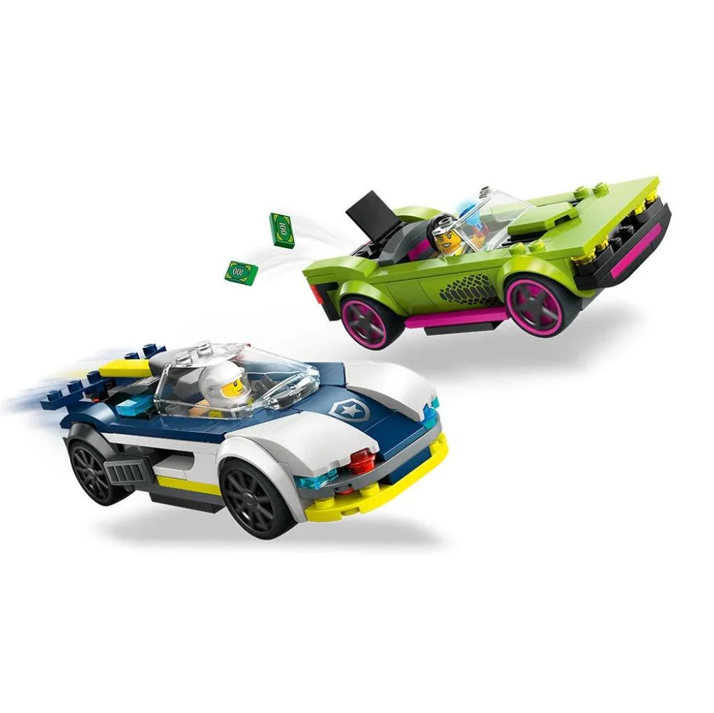 Lego City Auto De Policía Y Auto Deportivo - Image 3