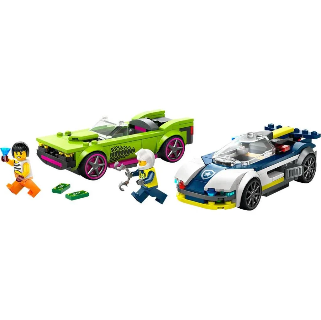 Lego City Auto De Policía Y Auto Deportivo - Image 4