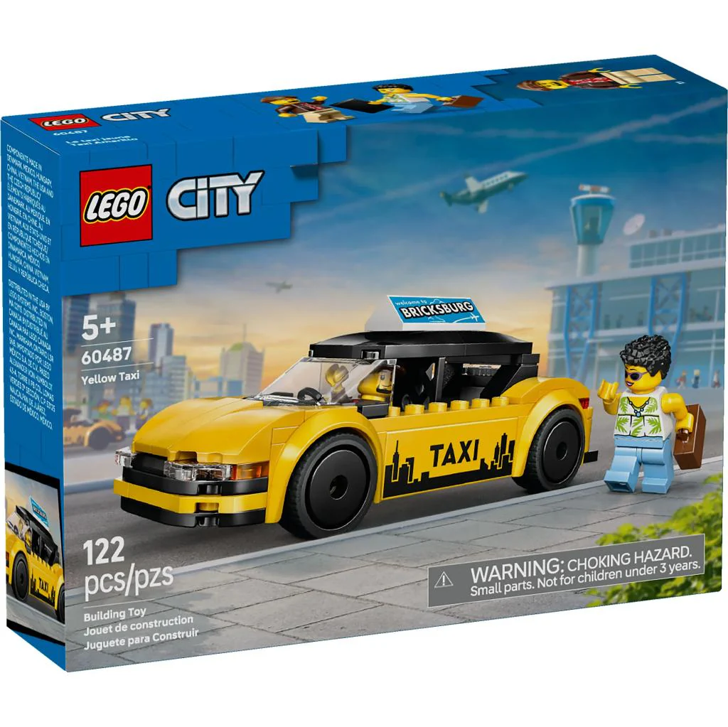 Lego City Taxi Amarillo