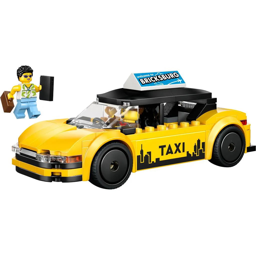 Lego City Taxi Amarillo - Image 4