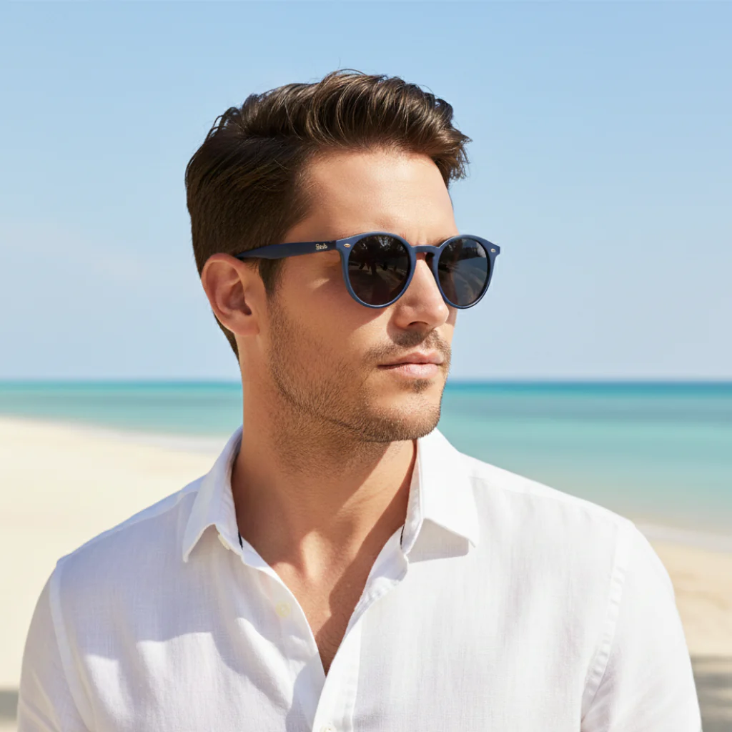 Lentes de sol Rostock color navy