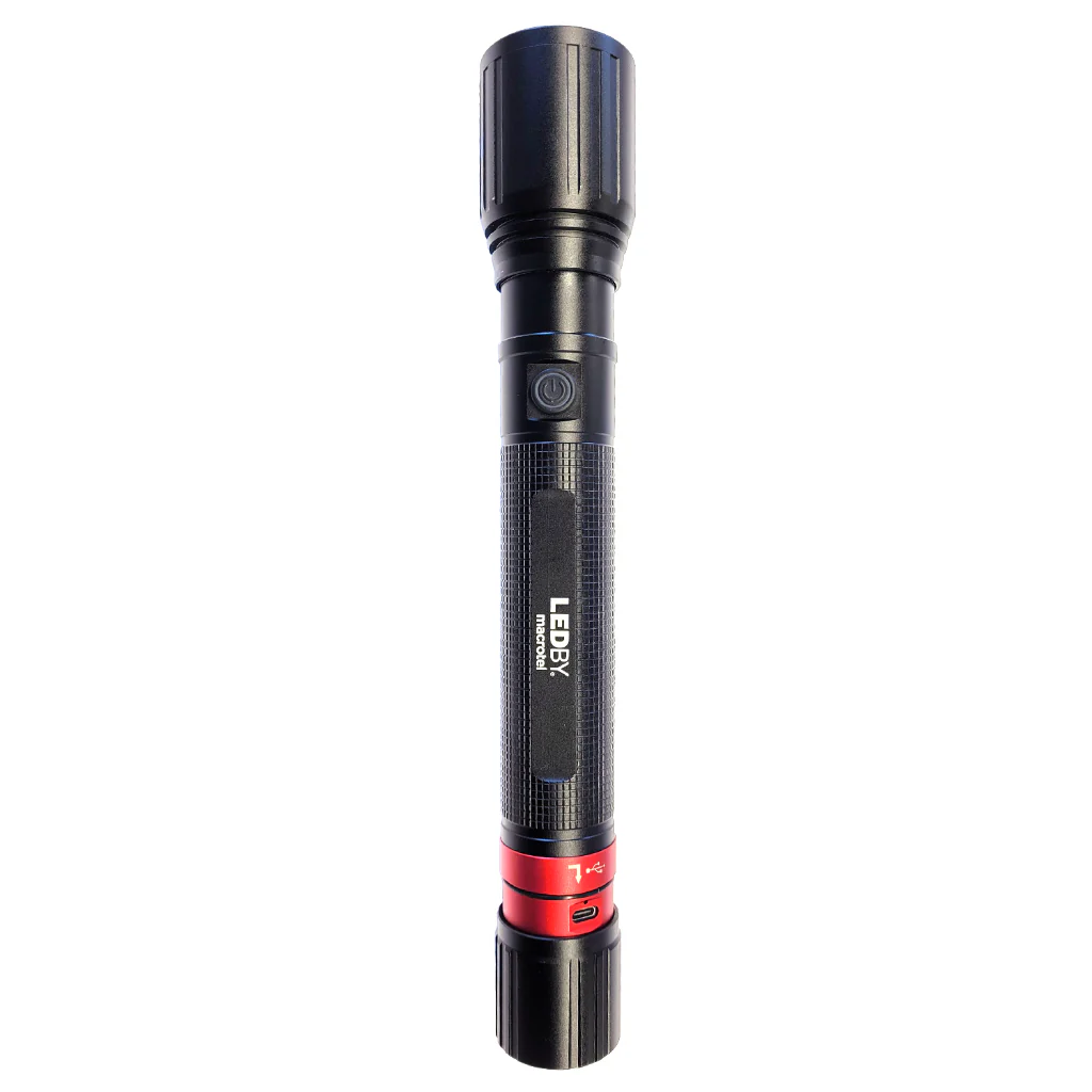 Linterna Led Recargable Usb Dualpower 5000Lm