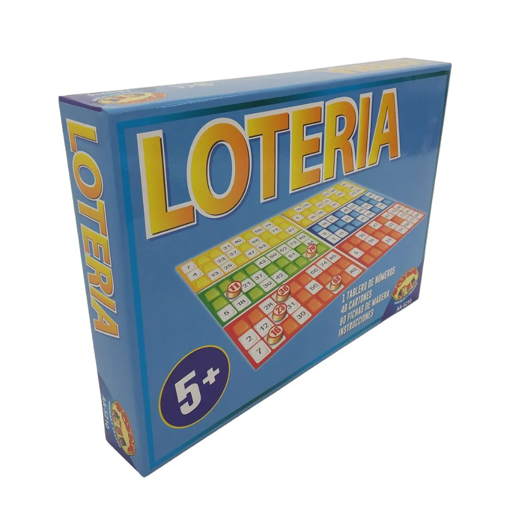 Loteria 48 Cartones Fichas De Madera - Image 2