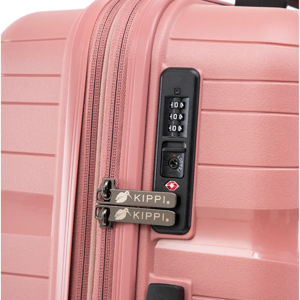 Maleta Kippi (L) Rígida Ultra Resistente y Expandible Rose Gold - Image 3