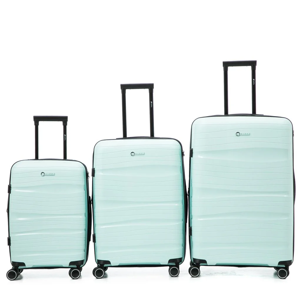 Maleta Kippi (L) Rígida Ultra Resistente y Expandible Wavy Menta - Image 9