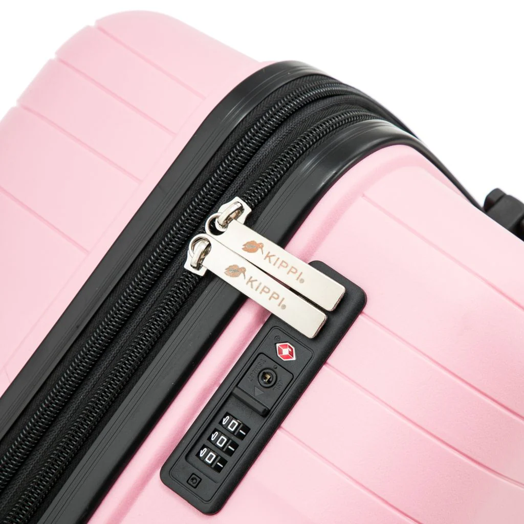 Maleta Kippi (M) Rígida Ultra Resistente y Expandible Wavy Pink - Image 5