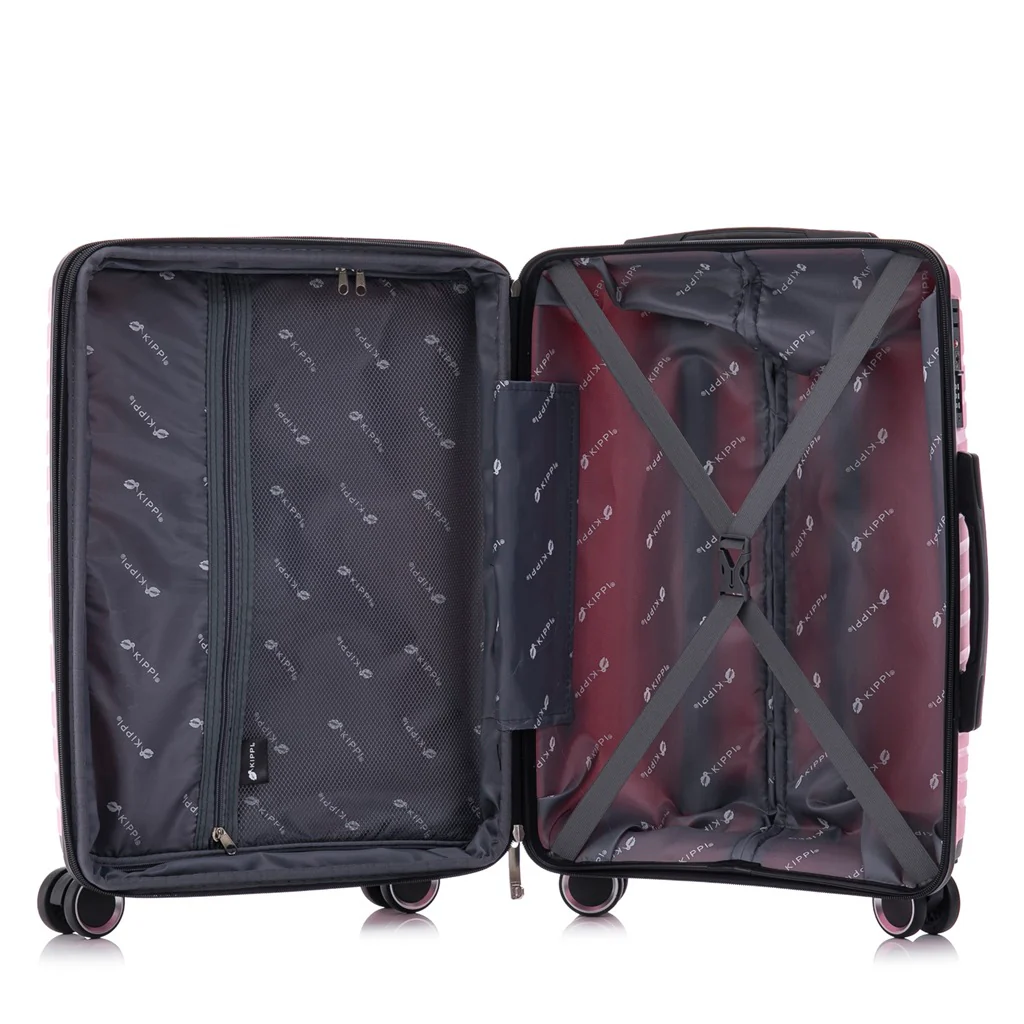 Maleta Kippi Cabina (S) Rígida Ultra Resistente y Expandible Rojo - Image 3