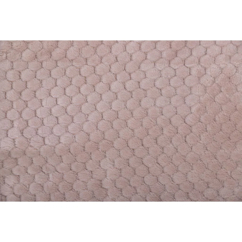 Manta Fleece Panal 125x150cm Beige - Image 4