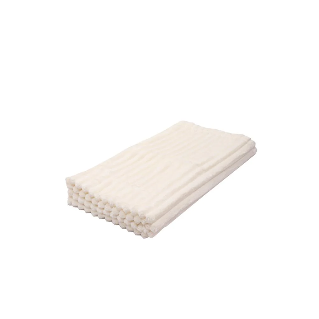 Manta Fleece Stripes 125x150cm Ecru - Image 6