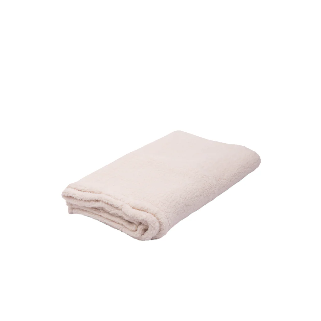 Manta Sherpa 125x150cm Ecru - Image 5