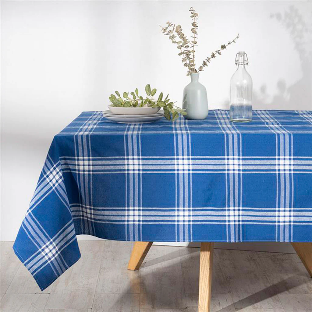 Mantel Tartan Rectangular 150X210 Cm Azul - Image 2