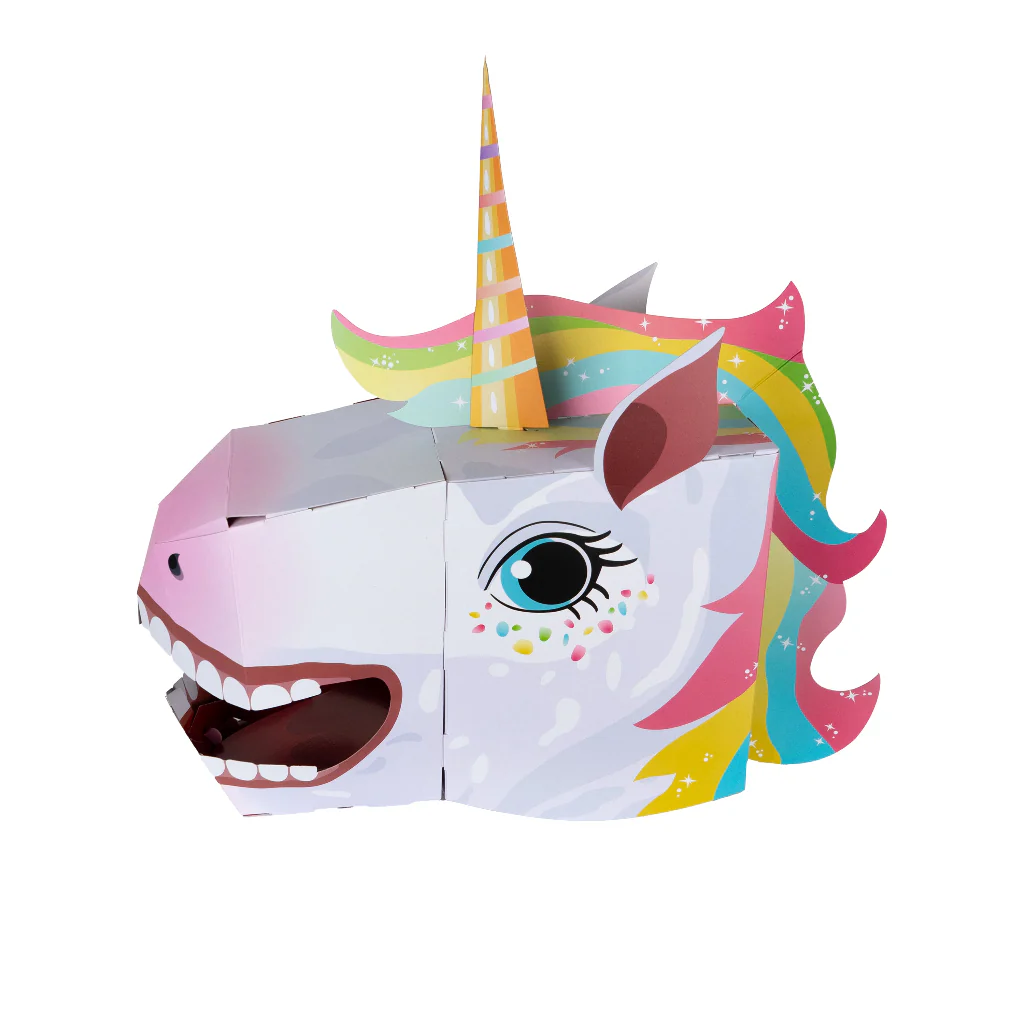 Máscara 3D Unicornio Para Armar - Image 4