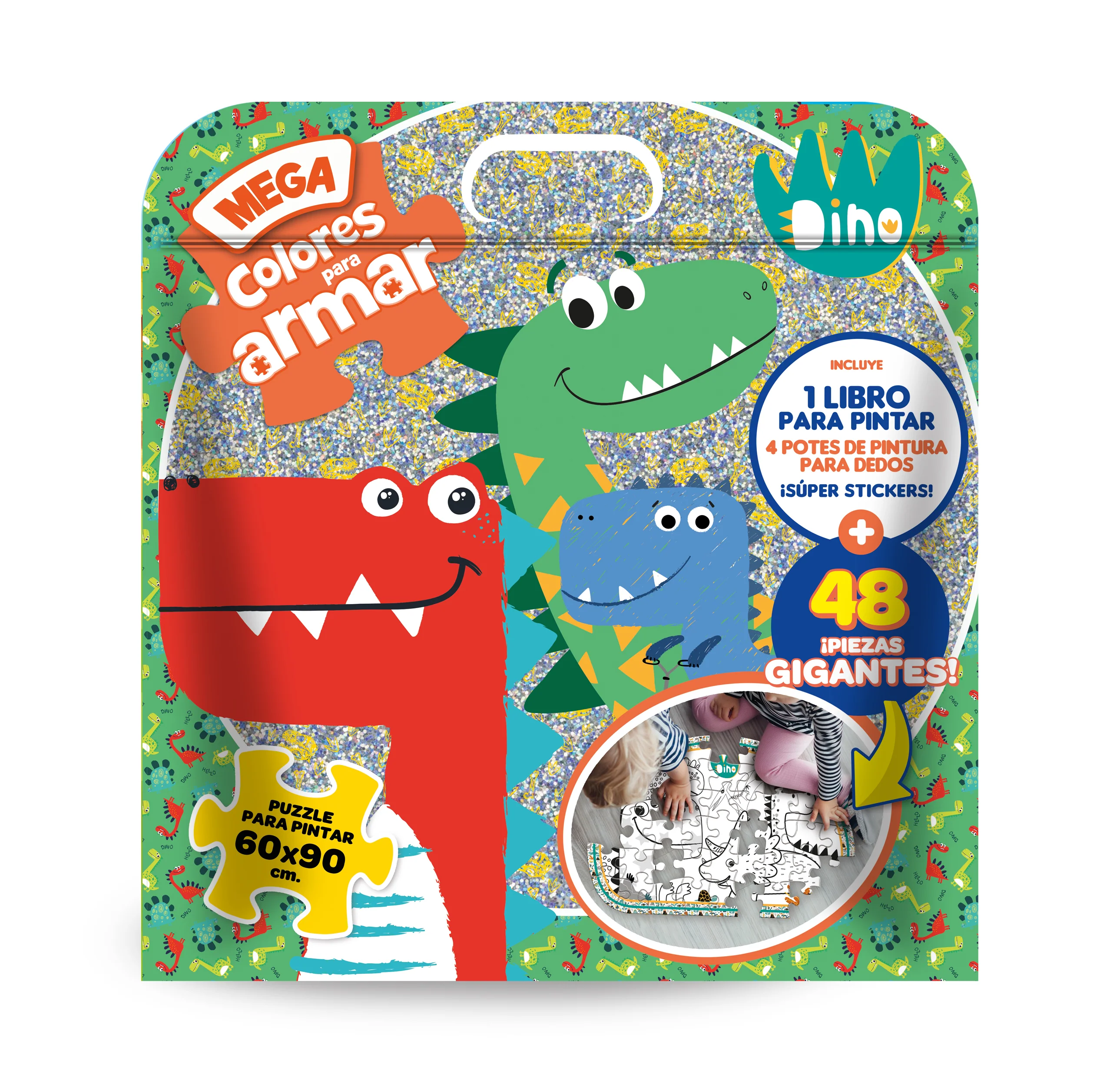 Mega Colores Para Armar Dino