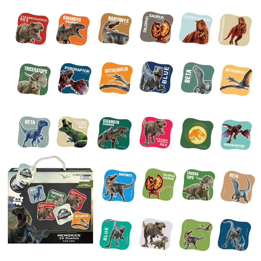 Memorice 52 Pcs Jurassic World - Image 3
