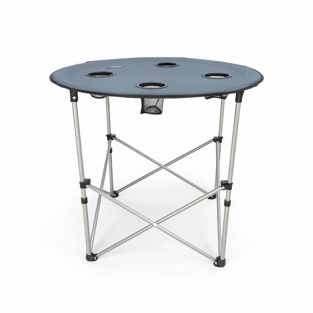Mesa Plegable Camping Serengeti con Posavasos Gris National Geographic - Image 4