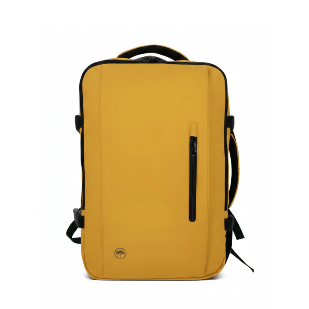 Mochila Viaje Viral XL 40L Llaima Mostaza. Resistente al Agua. BTS26 - Image 11