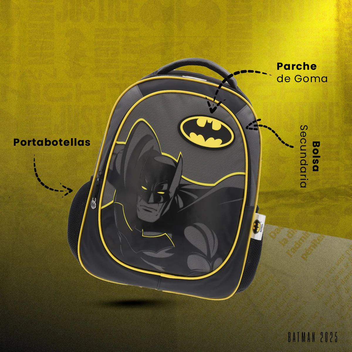 Mochila Batman 18L Negra - Image 2