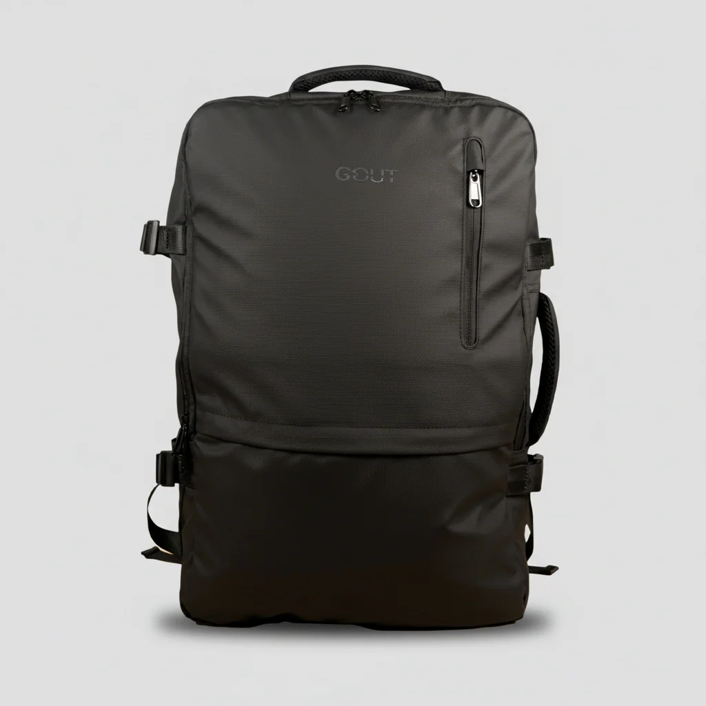 Combo 2 Mochilas Viaje Viral: 1 Mochila 44L Black y 1 Mochila 38L Space Grey. Resistentes al agua - Image 2
