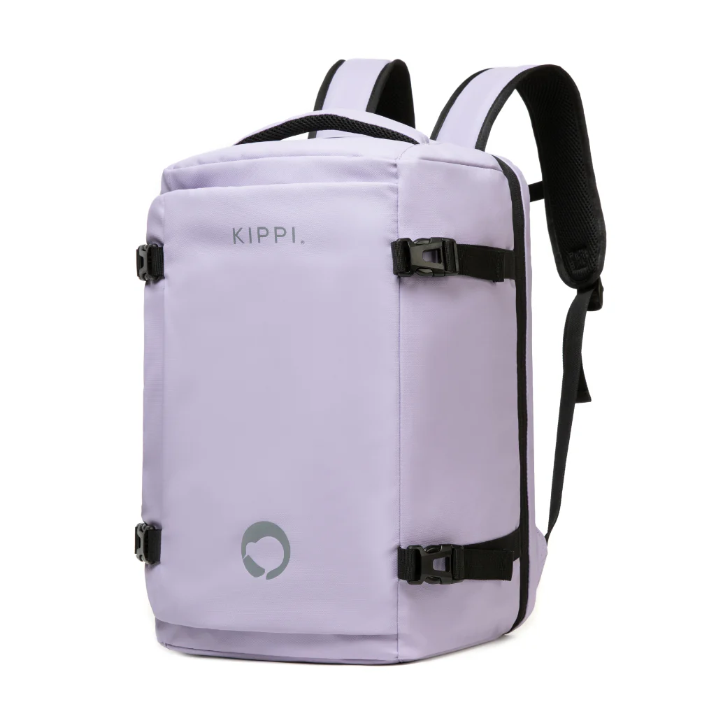Mochila de Viaje Viral Cabina 45 L. Resistente al Agua. Kippi Lila - Image 4