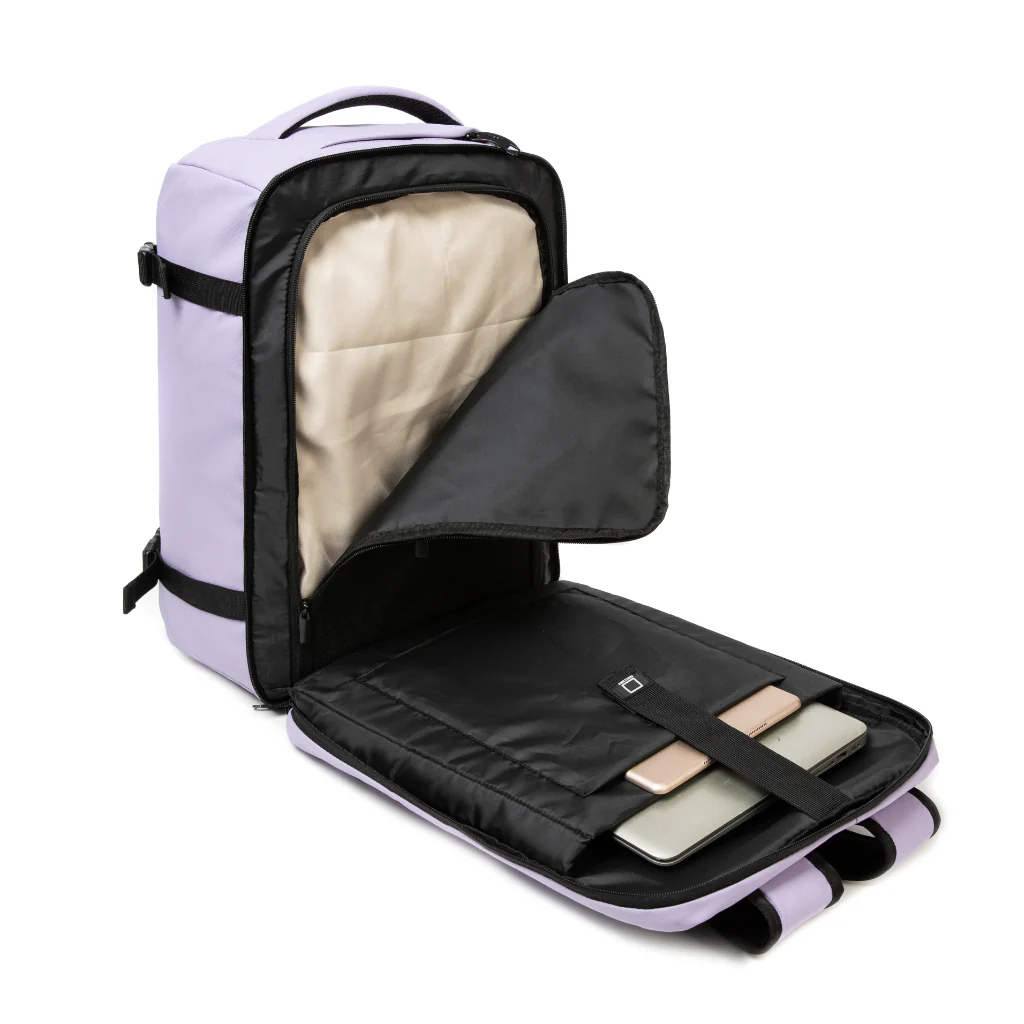 Mochila de Viaje Viral Cabina 45 L. Resistente al Agua. Kippi Lila - Image 8