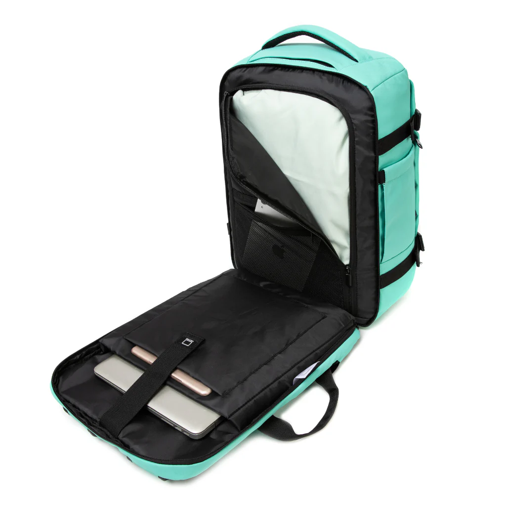 Mochila de Viaje Viral Cabina 45 L. Resistente al Agua. Kippi Menta - Image 9